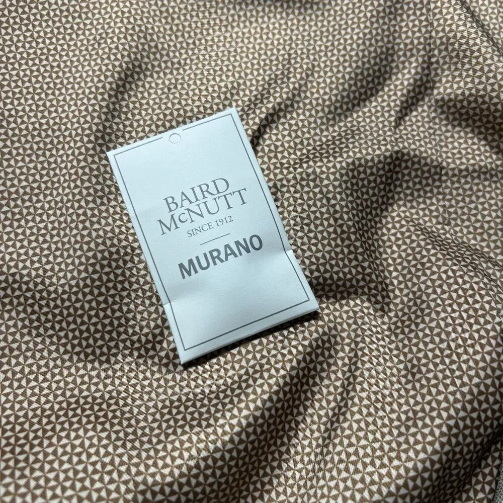 Baird McNutt 100% Linen Sport Coat Blazer Mens XL Tan Beige Two Button Murano